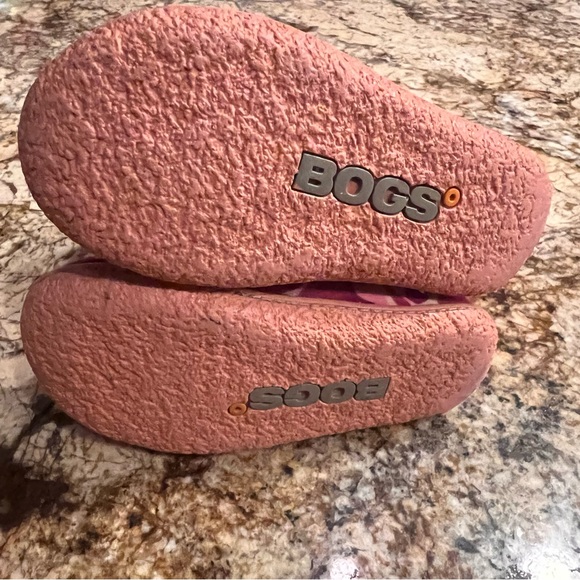 Baby Bogs Pink Camouflage Rain Snow Winter Boots Warm EUC - Picture 2 of 6